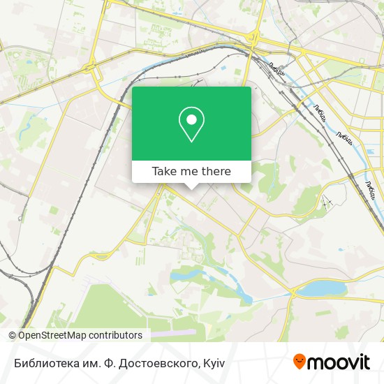 Библиотека им. Ф. Достоевского map