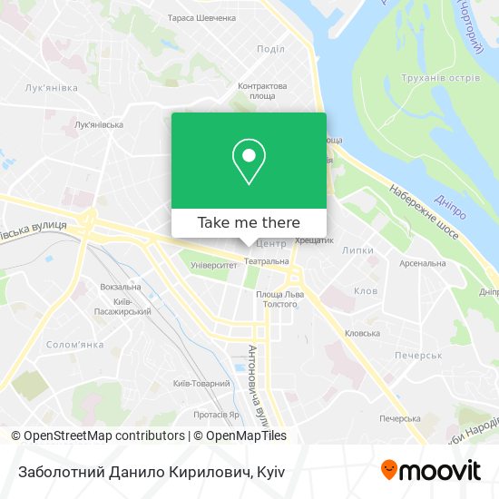 Заболотний Данило Кирилович map