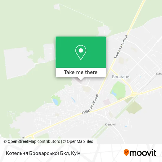Котельня Броварської Бкл map