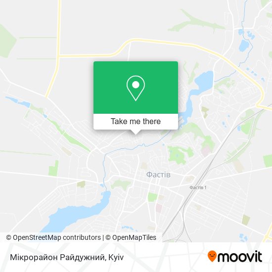 Мікрорайон Райдужний map
