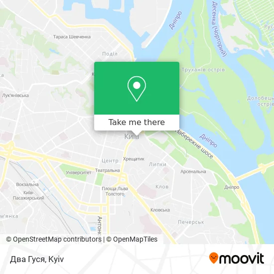 Карта Два Гуся