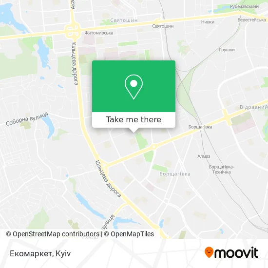 Екомаркет map