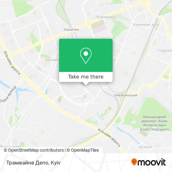 Трамвайне Депо map