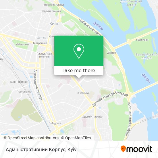 Адміністративний Корпус map