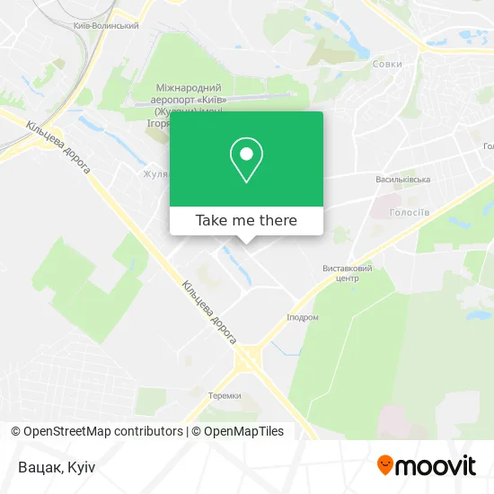 Вацак map