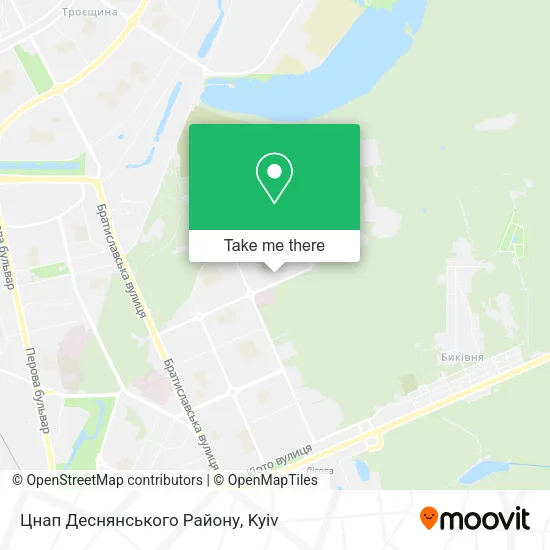 Карта Цнап Деснянського Району