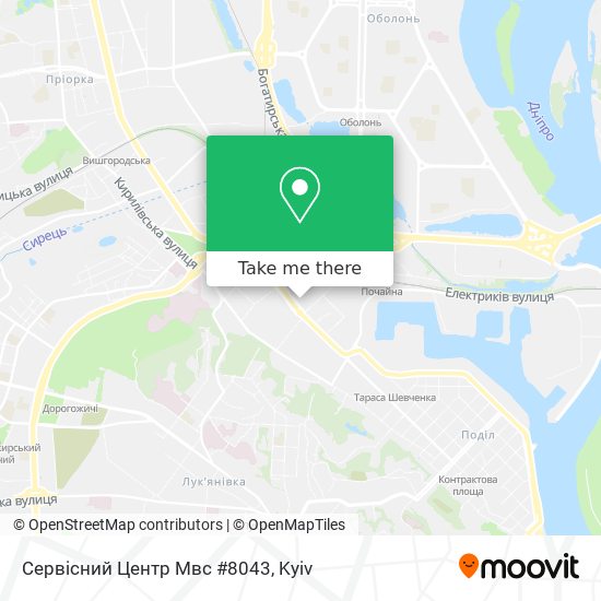 Сервісний Центр Мвс #8043 map