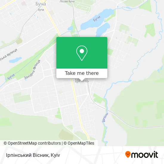 Ірпінський Вісник map