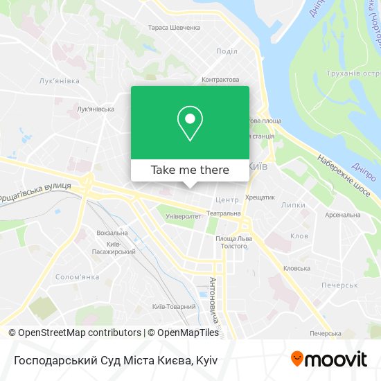 Господарський Суд Міста Києва map