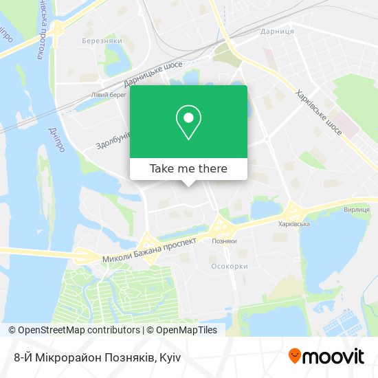 8-Й Мікрорайон Позняків map