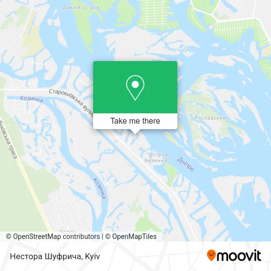 Карта Нестора Шуфрича