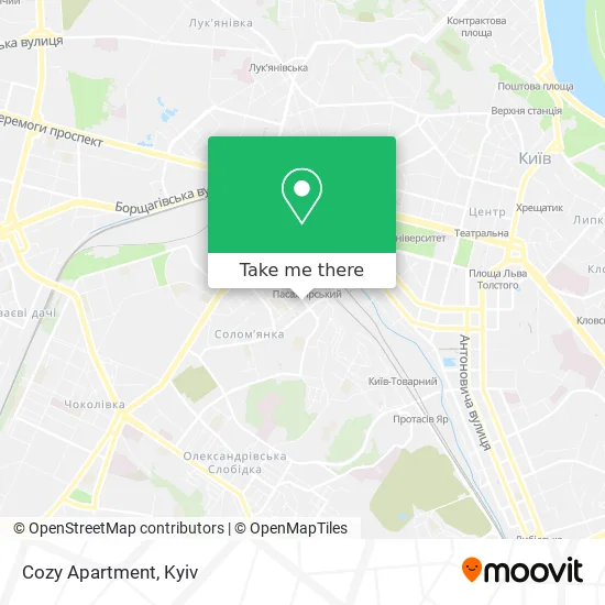 Карта Cozy Apartment