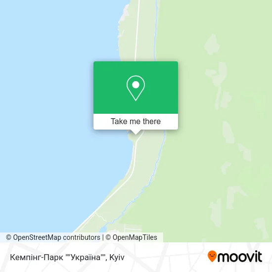 Кемпінг-Парк ""Україна"" map