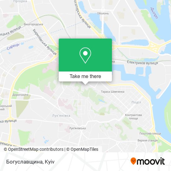 Богуславщина map