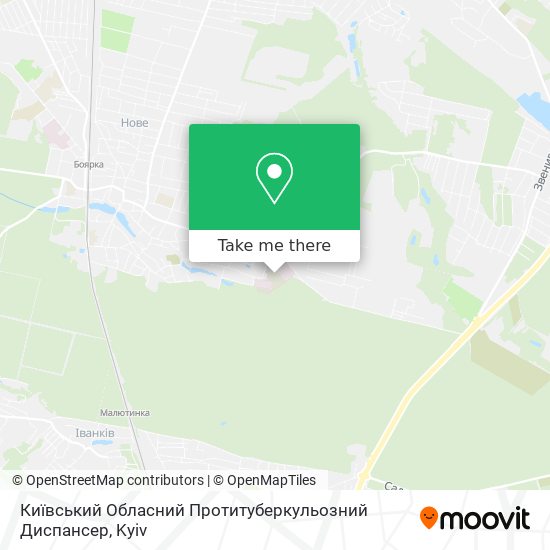 Київський Обласний Протитуберкульозний Диспансер map