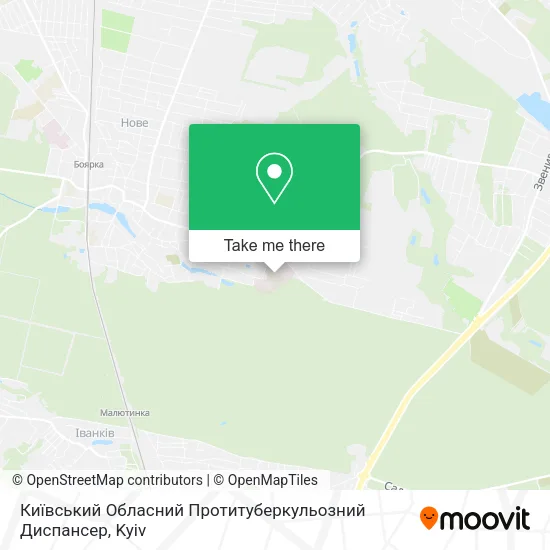 Карта Київський Обласний Протитуберкульозний Диспансер