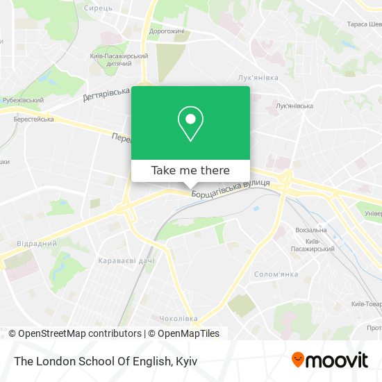 Карта The London School Of English