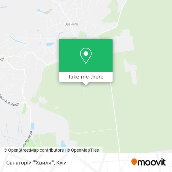 Санаторій ""Хвиля"" map