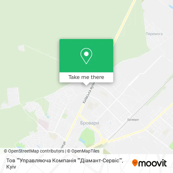 Тов ""Управляюча Компанія ""Діамант-Сервіс"" map