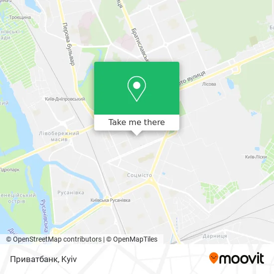 Приватбанк map