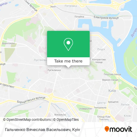Карта Гальченко Вячеслав Васильович