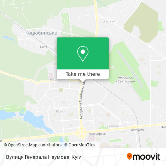 Вулиця Генерала Наумова map