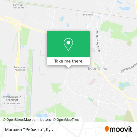 Магазин ""Рибачка"" map