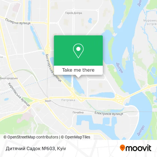 Дитячий Садок №603 map