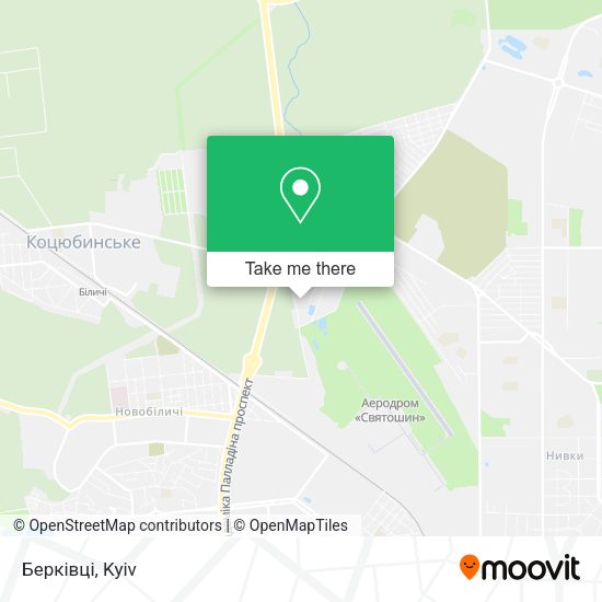 Карта Берківці