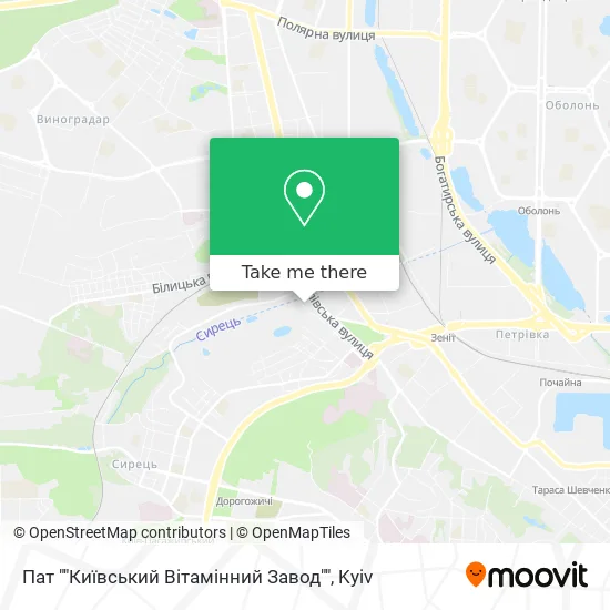 Пат ""Київський Вітамінний Завод"" map