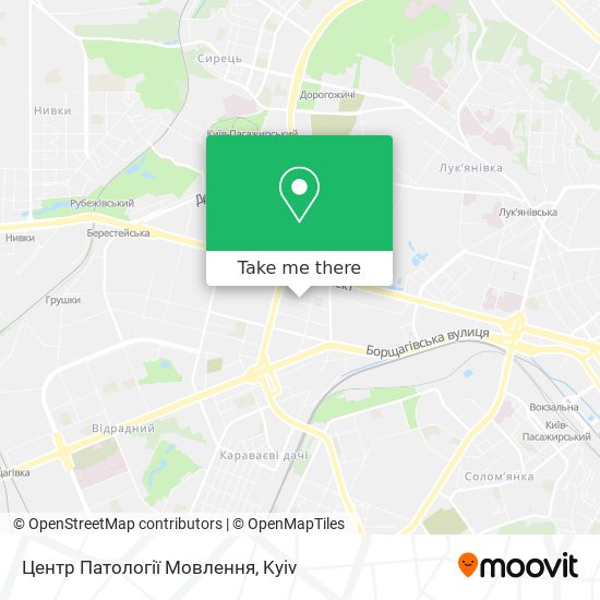 Карта Центр Патології Мовлення