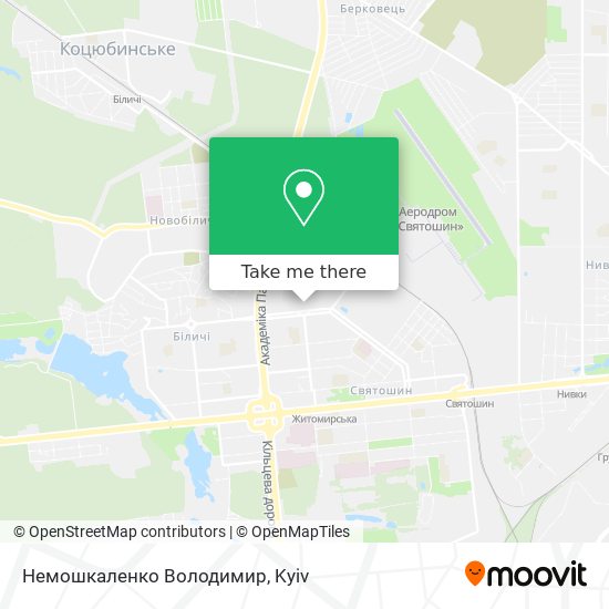 Немошкаленко Володимир map