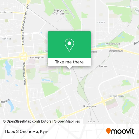 Карта Парк З Оленями