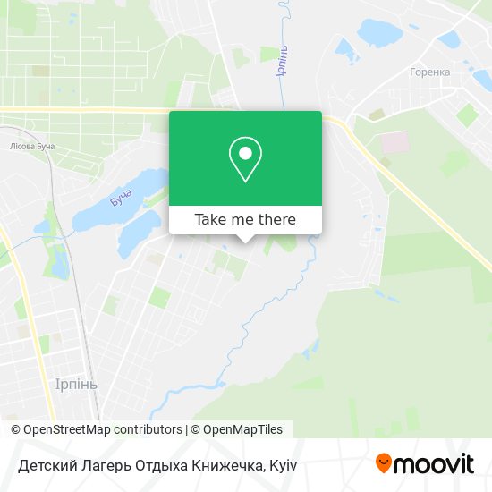 Детский Лагерь Отдыха Книжечка map