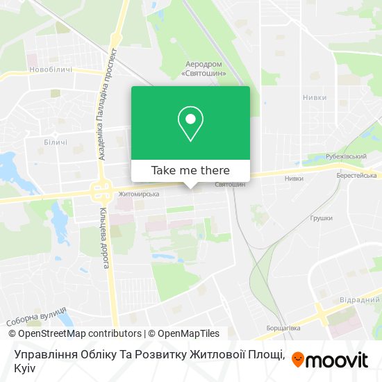 Управління Обліку Та Розвитку Житловоії Площі map