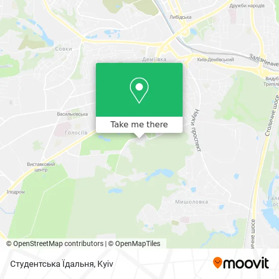 Студентська Їдальня map