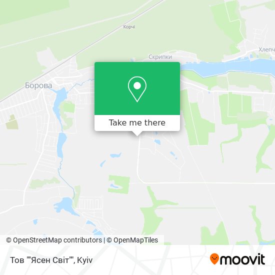 Тов ""Ясен Світ"" map