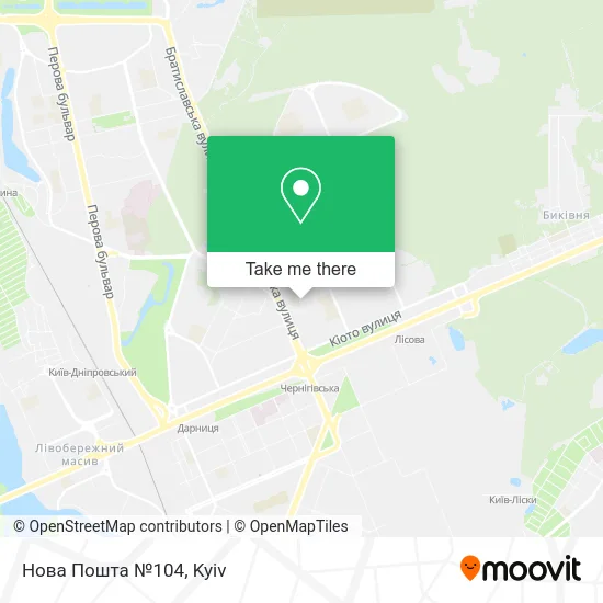 Карта Нова Пошта №104