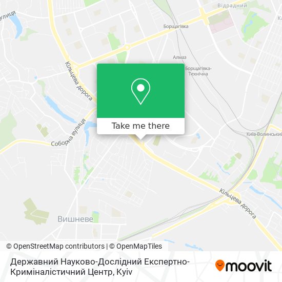 Державний Науково-Дослідний Експертно-Криміналістичний Центр map