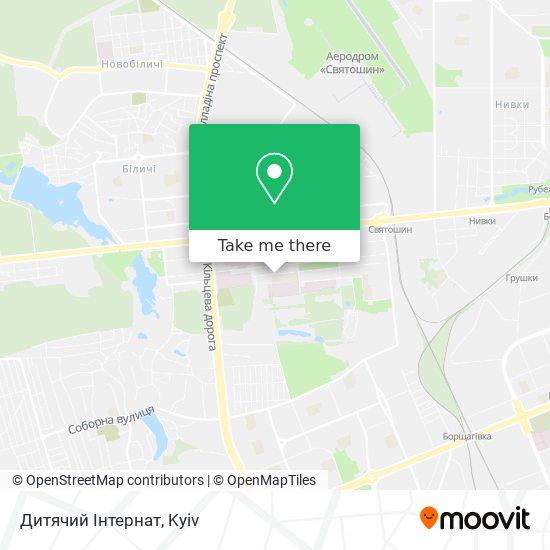 Дитячий Інтернат map