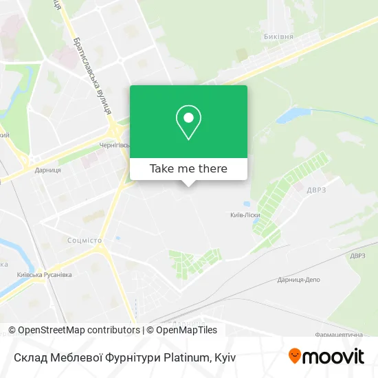 Склад Меблевої Фурнітури Platinum map