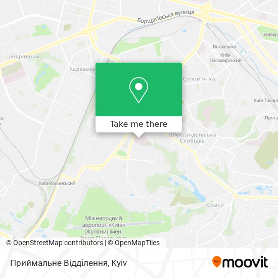 Приймальне Відділення map