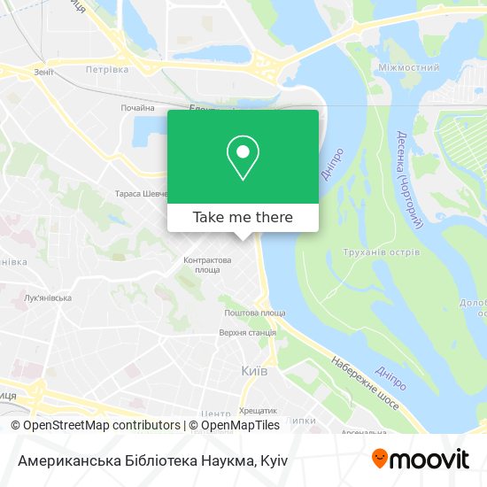 Американська Бібліотека Наукма map