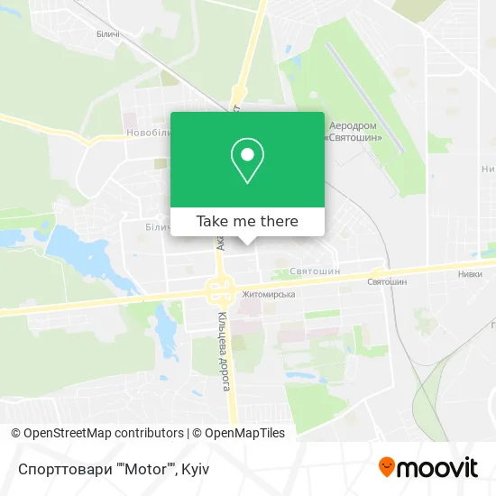 Спорттовари ""Motor"" map