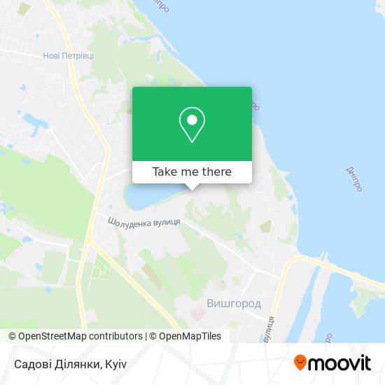 Карта Садові Ділянки