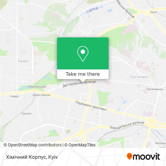 Хімічний Корпус map