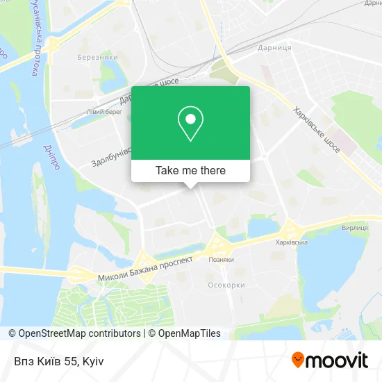 Карта Впз Київ 55