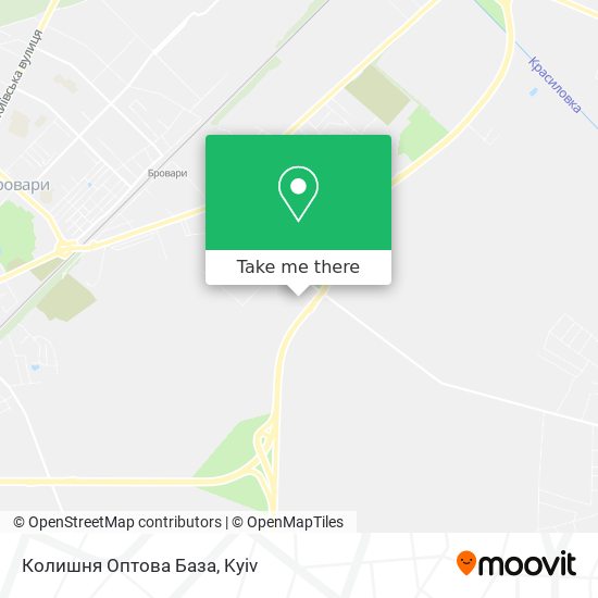 Карта Колишня Оптова База