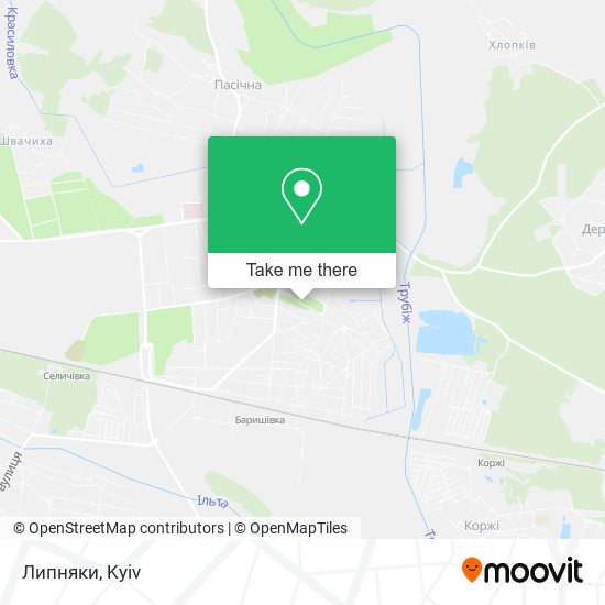 Карта Липняки