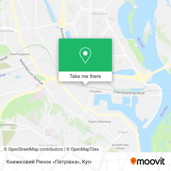 Карта Книжковий Ринок «Петрівка»